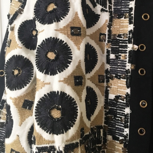 💞HP💞 ZARA Embroidered Embellished Aztec Jacket - Picture 8 of 8